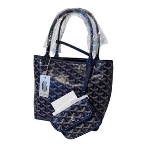 BNWT Goyard NAVY Blue Tote Bag